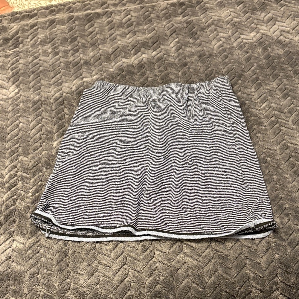 Together Monochrome Striped Mini Skirt